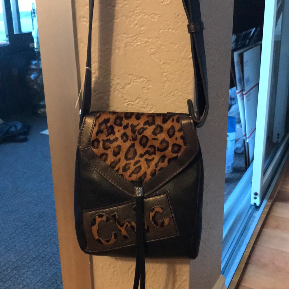 Brighten shoulder strap purse.